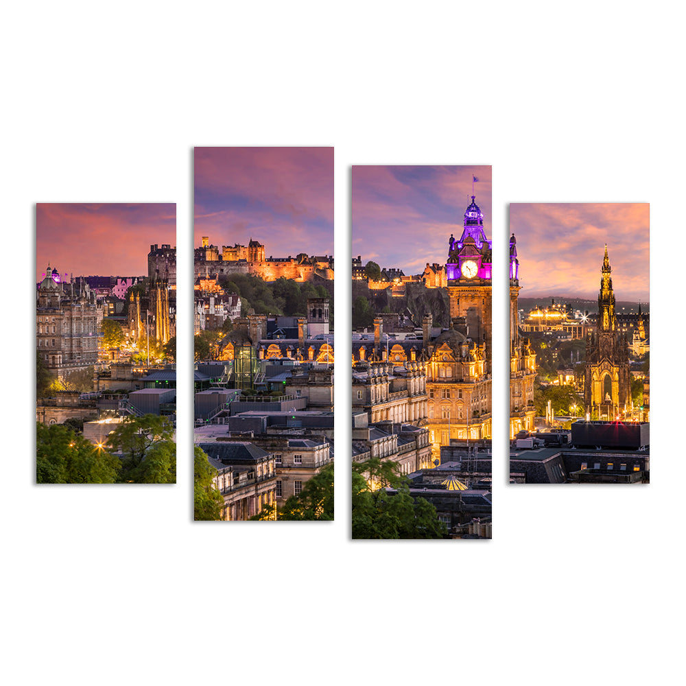 Edinburgh Sunset Wall Art