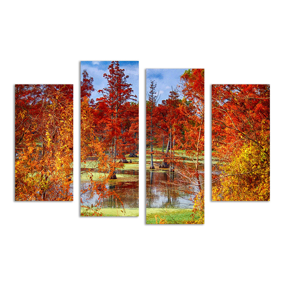 Lake Conway Cypress Trees Wall Art