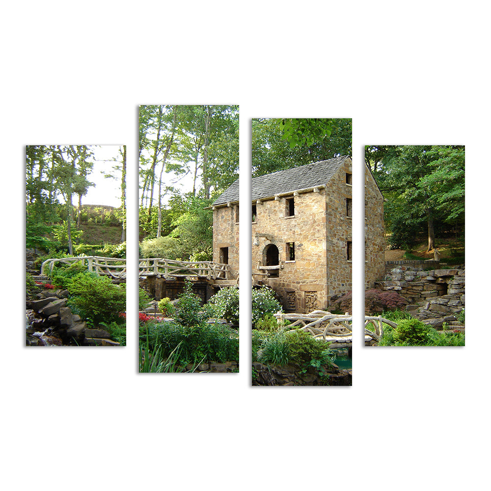 Old Mill Canvas Wall Art