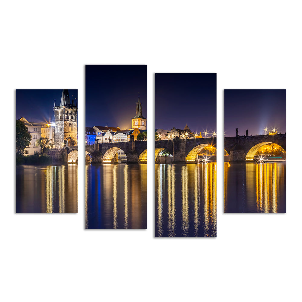 Charles Bridge with Old Town Bridge Tower Wall Art