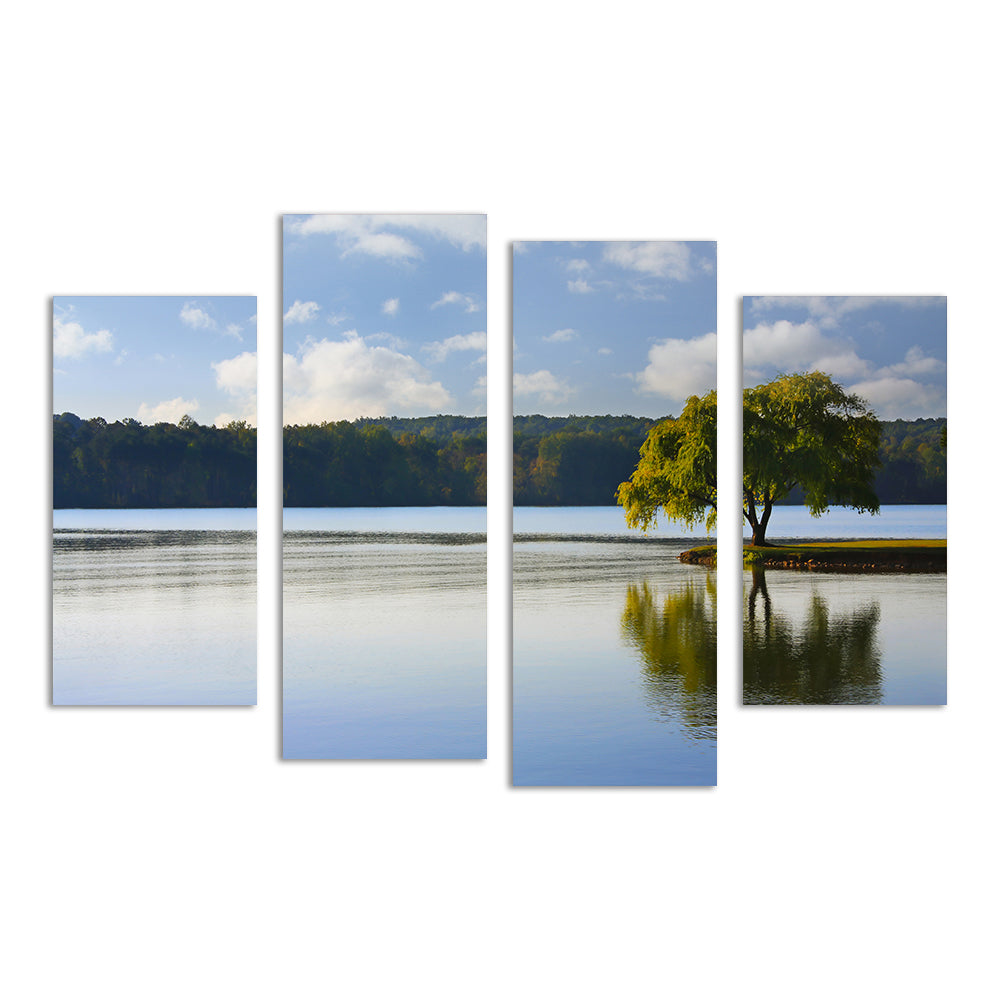 Willow Tree On The Tennessee River Wall Art