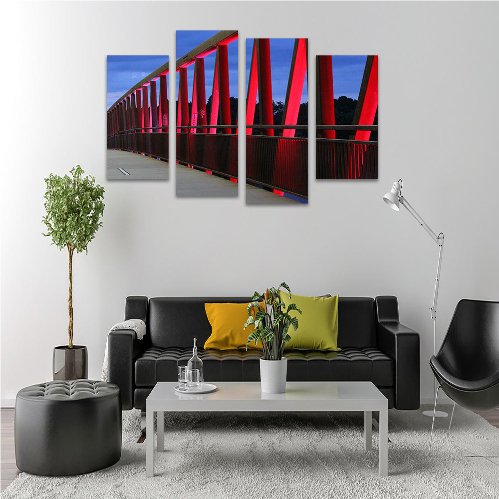 Two Rivers Park Bridge Wall Art