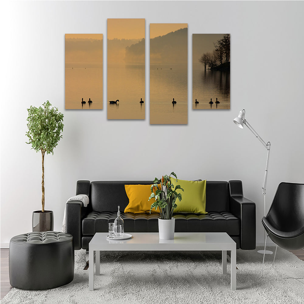 Geese on Lake Degray Wall Art