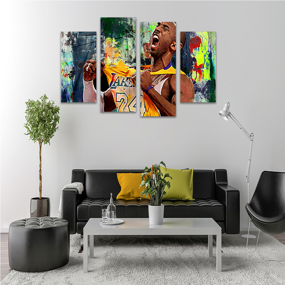 The Black Mamba Go Green Wall Art