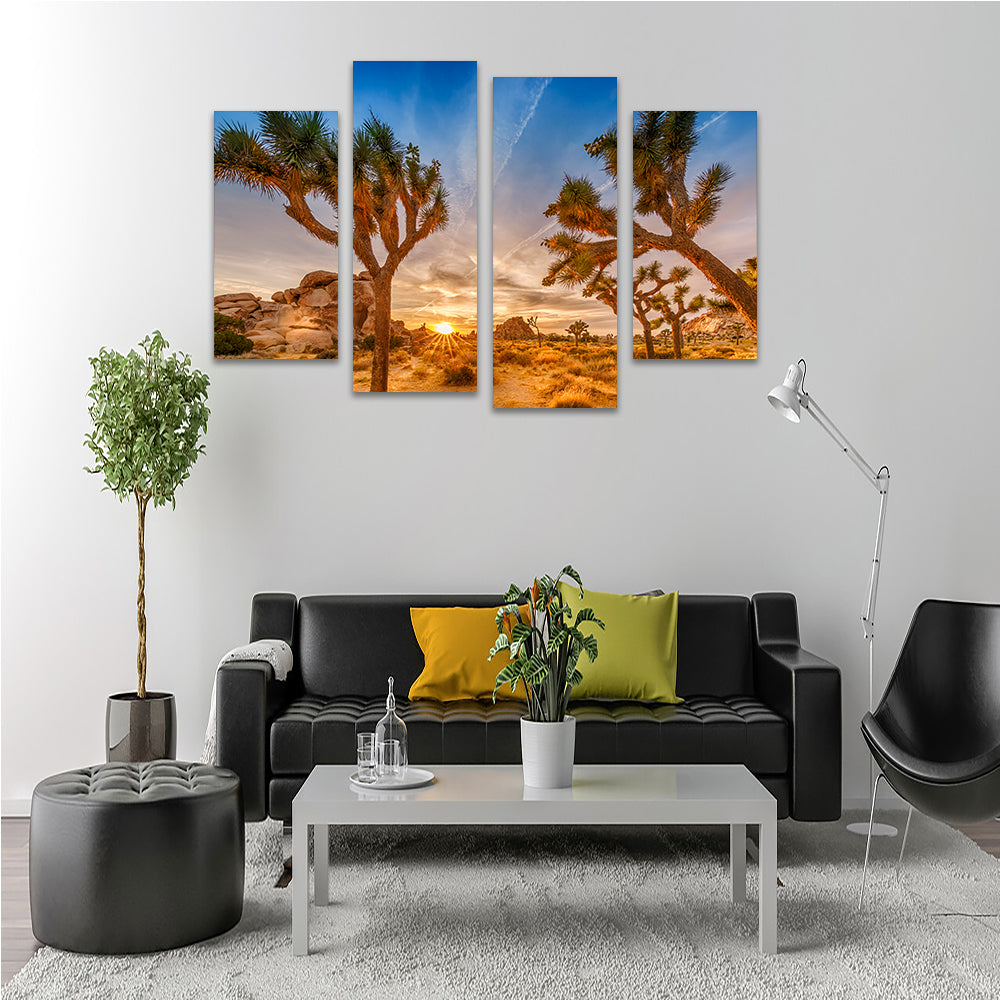 Sunset at Joshua Tree National Park Wall Art