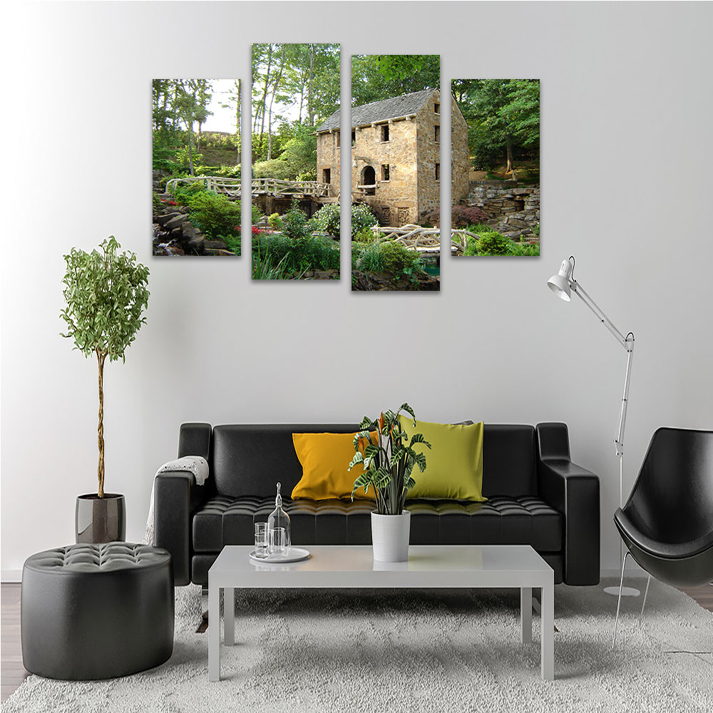 Old Mill Canvas Wall Art