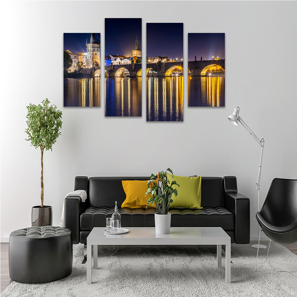 Charles Bridge with Old Town Bridge Tower Wall Art
