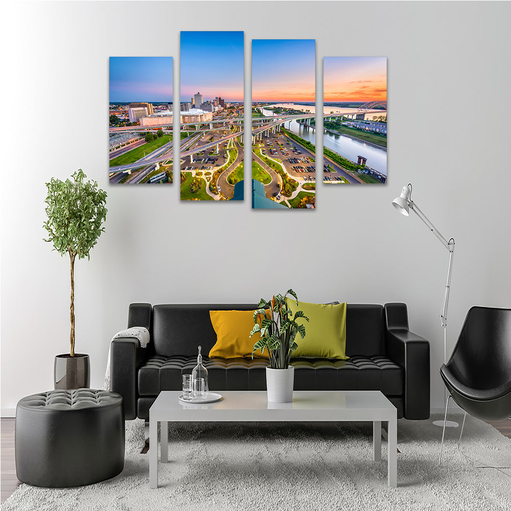 Memphis Aerial Wall Art