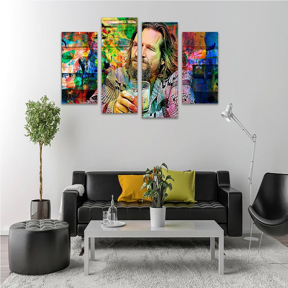 The Dude All Colors Wall Art
