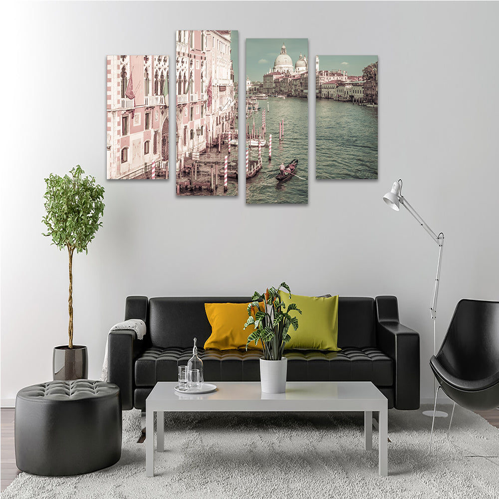 Venice Canal Grande & Santa Maria Della Salute Wall Art