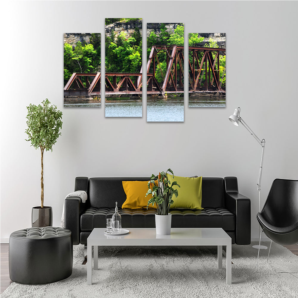 Ozarks Railway Bridge Wall Art