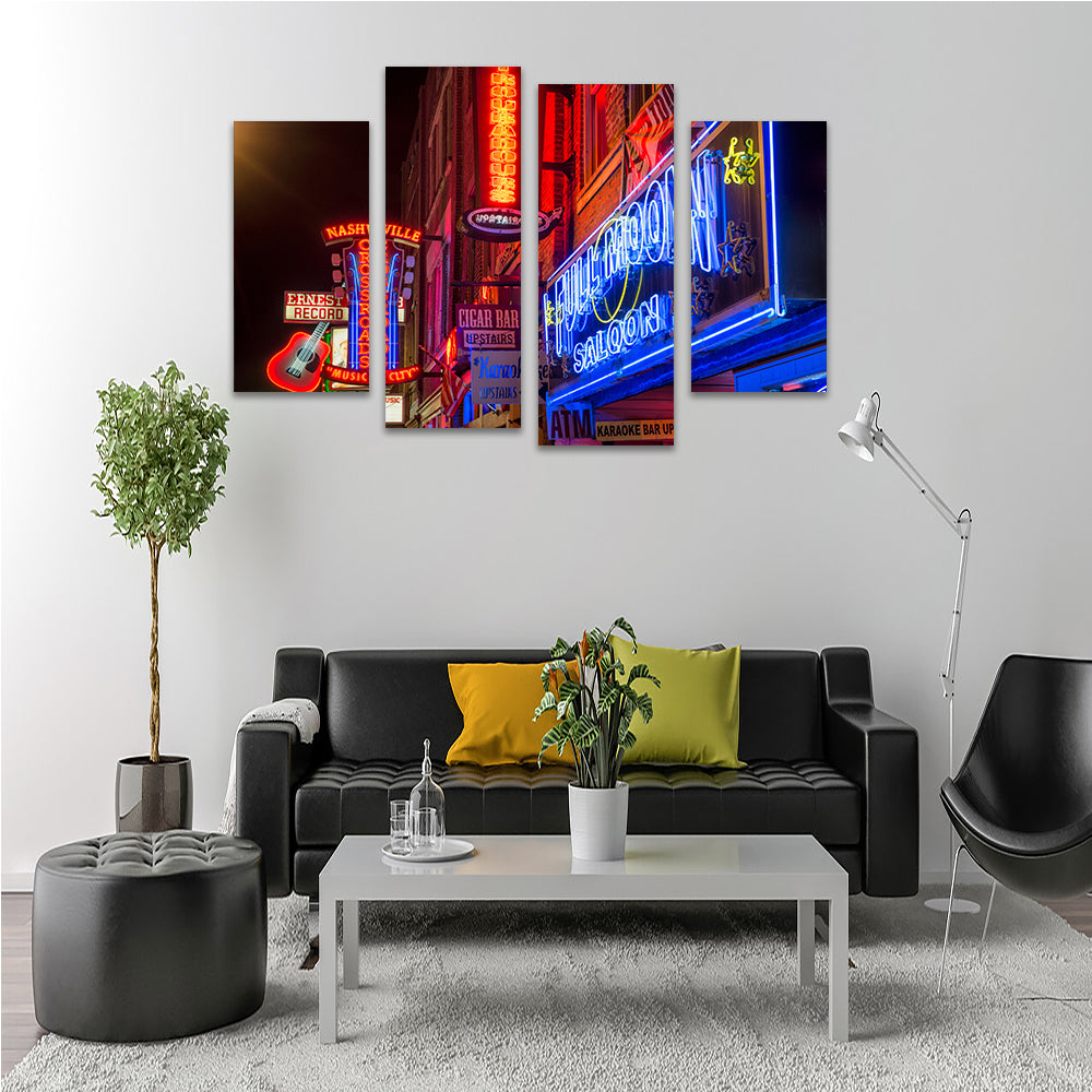 Nashville Music Row Wall Art