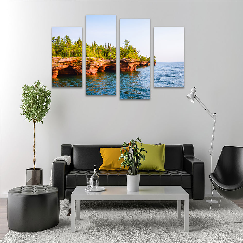 Sea Caves Apostle Islands Wall Art