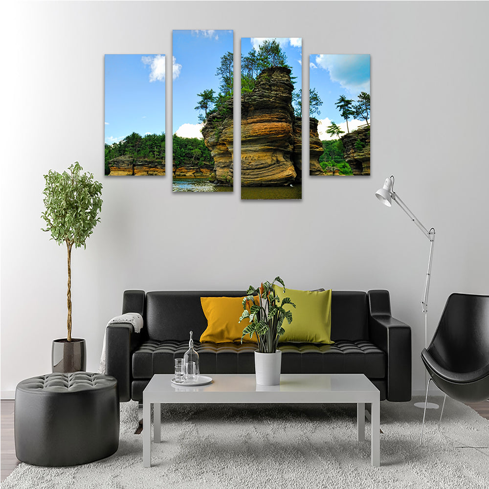 Wisconsin Dells Sandstone Formation Wall Art