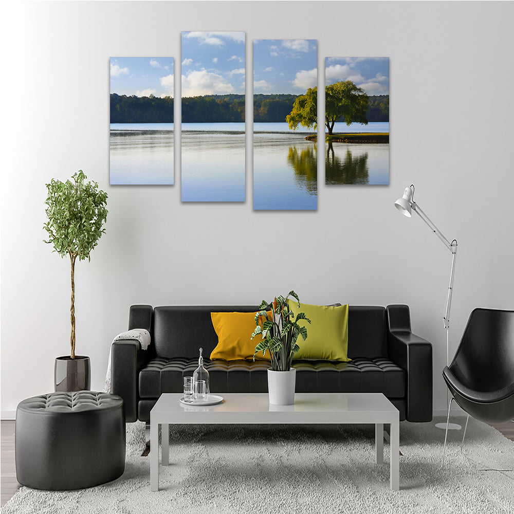 Willow Tree On The Tennessee River Wall Art