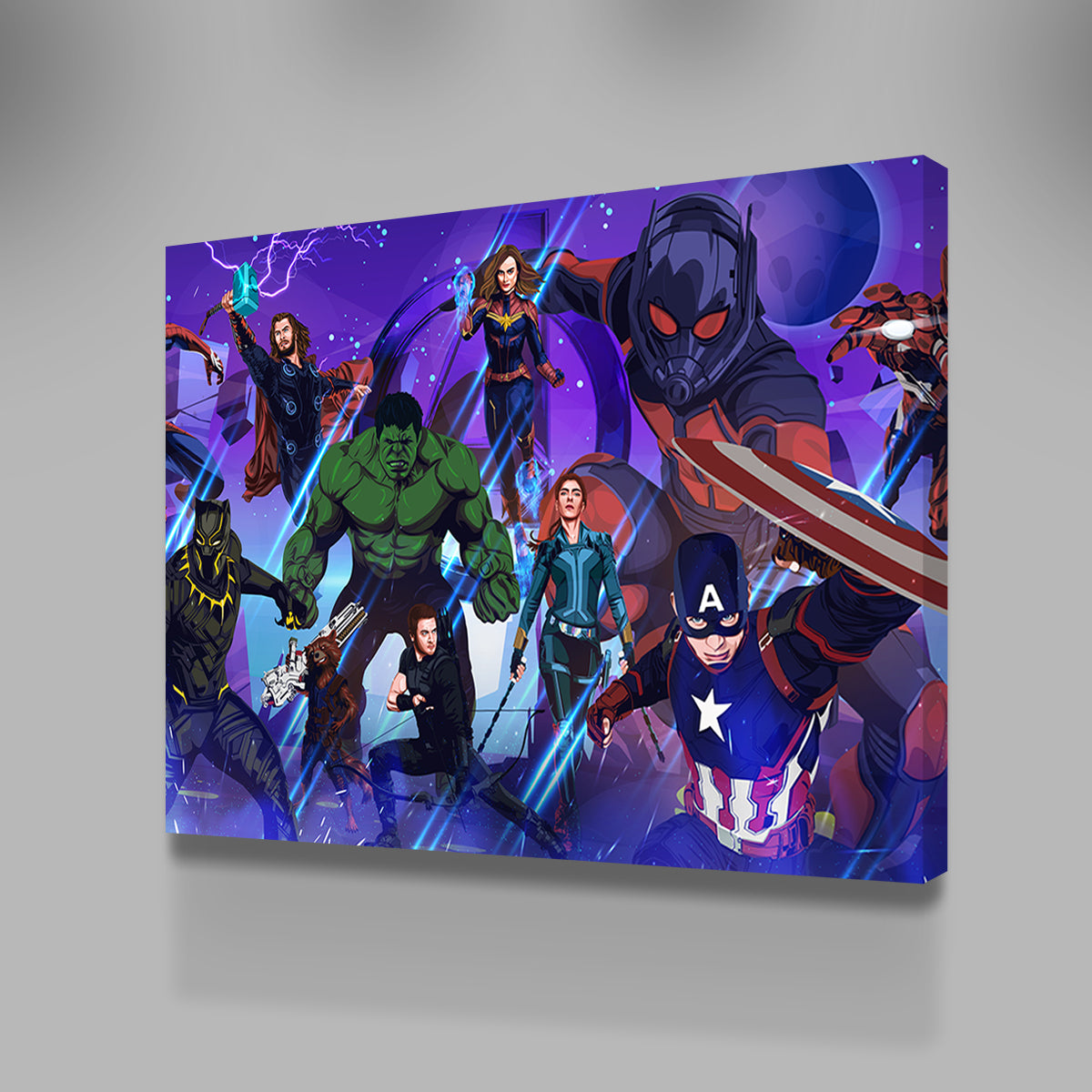 Marvel Character Collage Wall Art