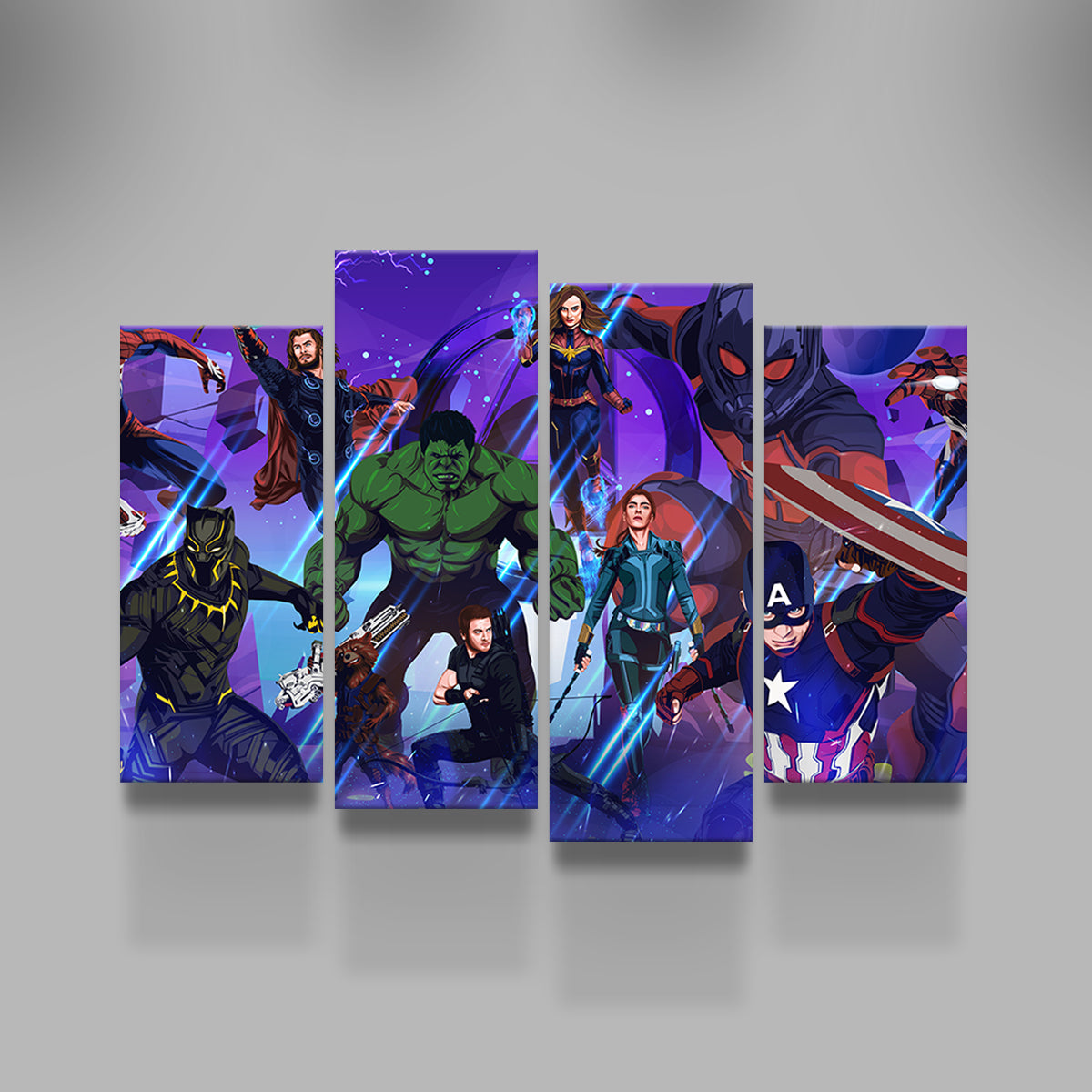 Marvel Character Collage Wall Art