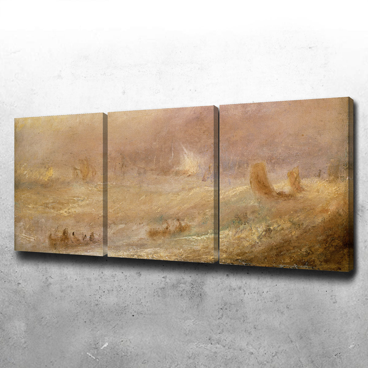 A View of Deal Canvas Set