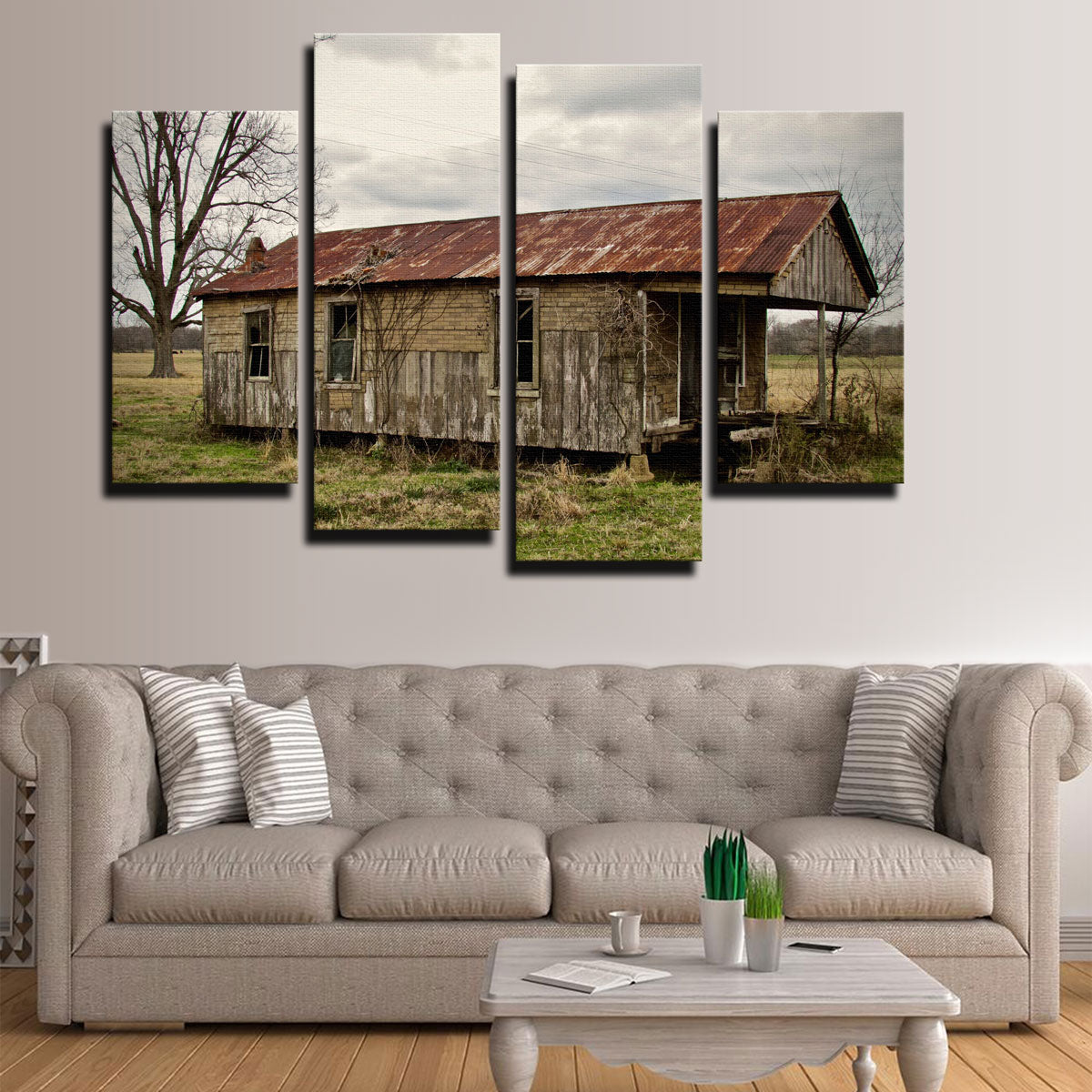 Abandoned Cabin Louisiana Wall Art