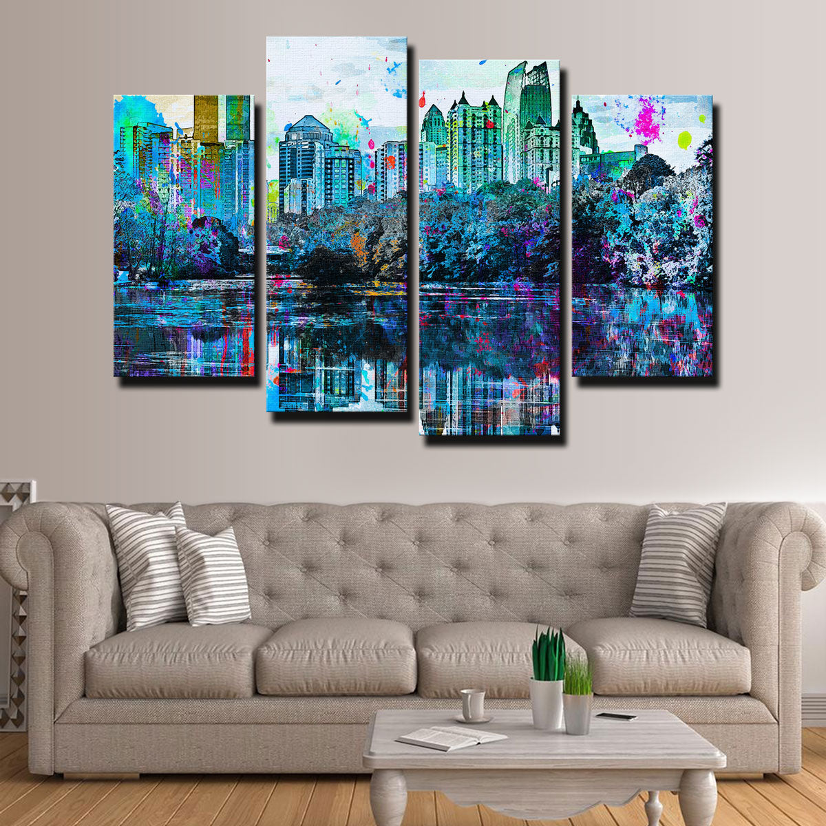Abstract Atlanta Wall Art