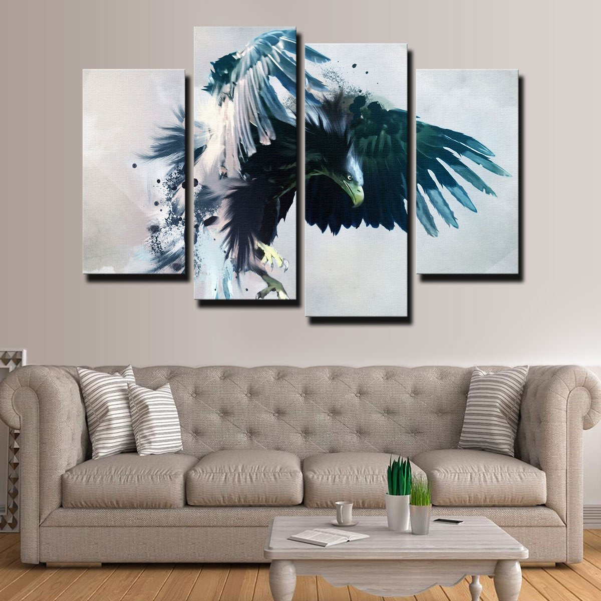Eagle Abstract Canvas Set