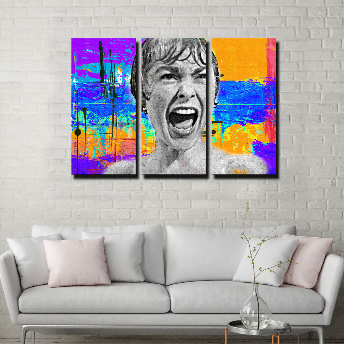 Abstract Psycho Canvas Set
