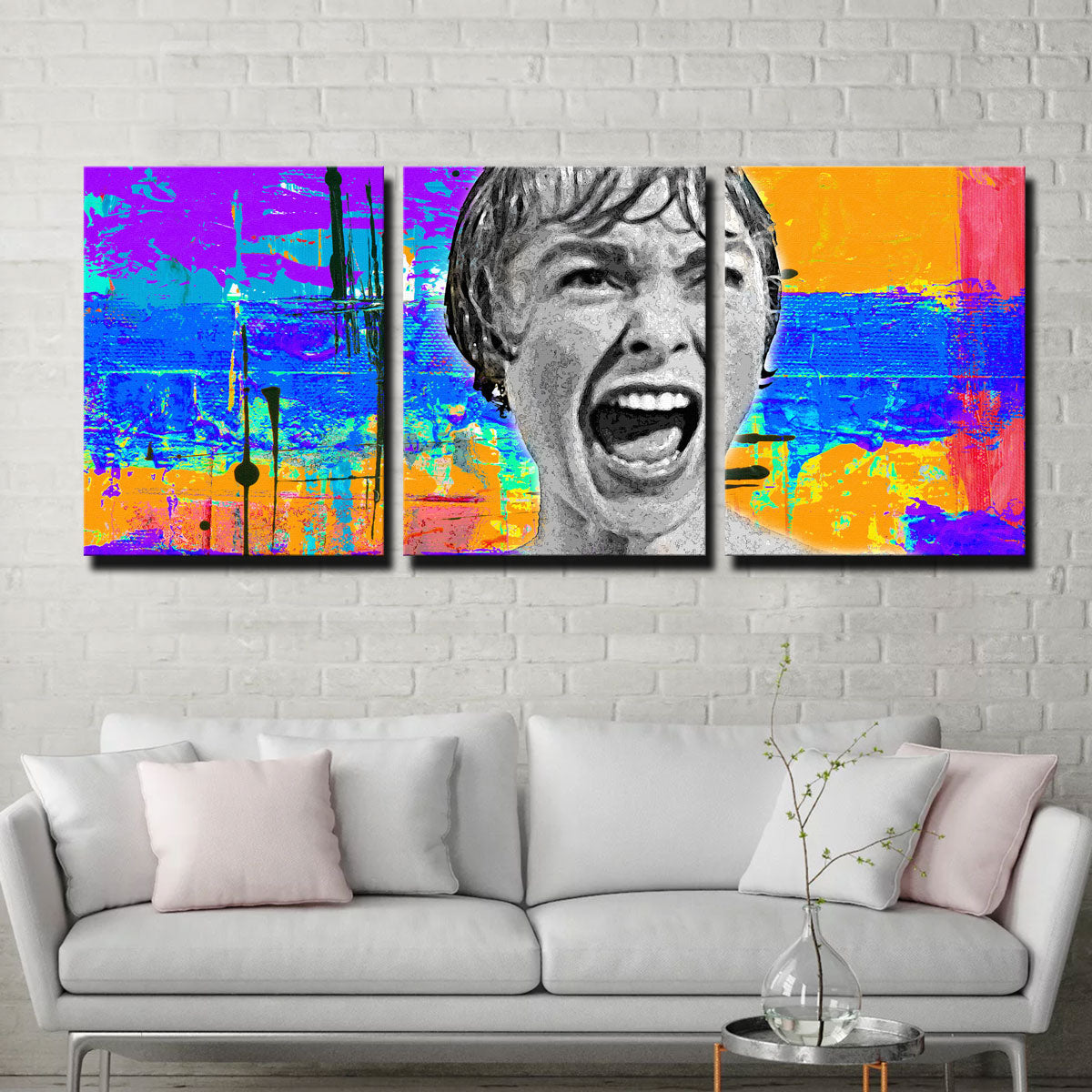 Abstract Psycho Canvas Set
