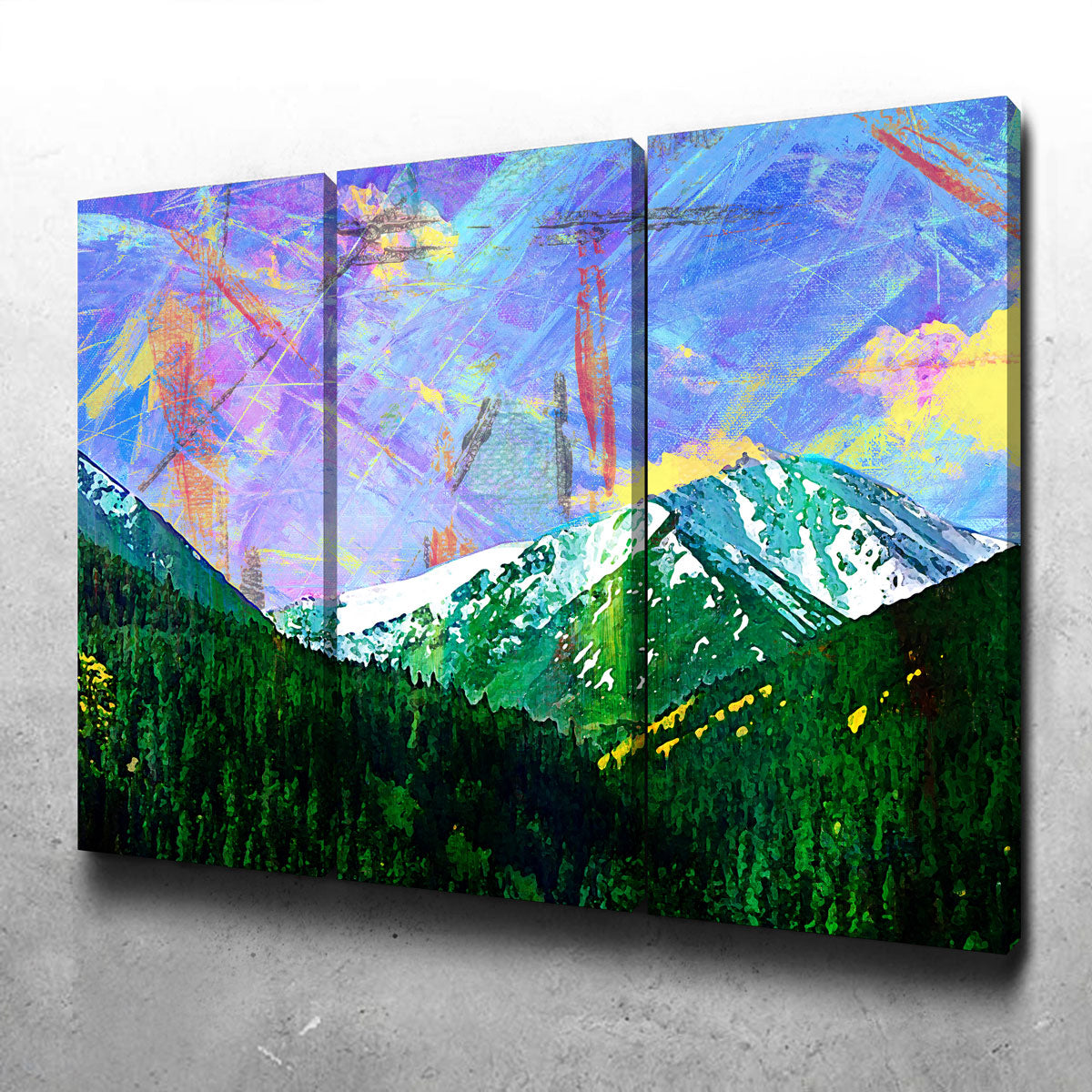 Abstract Torreys Canvas Set