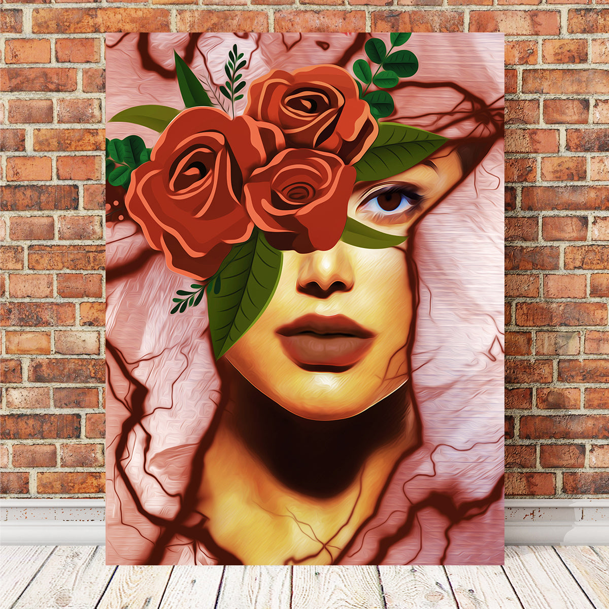 Abstract Girl Wall Art