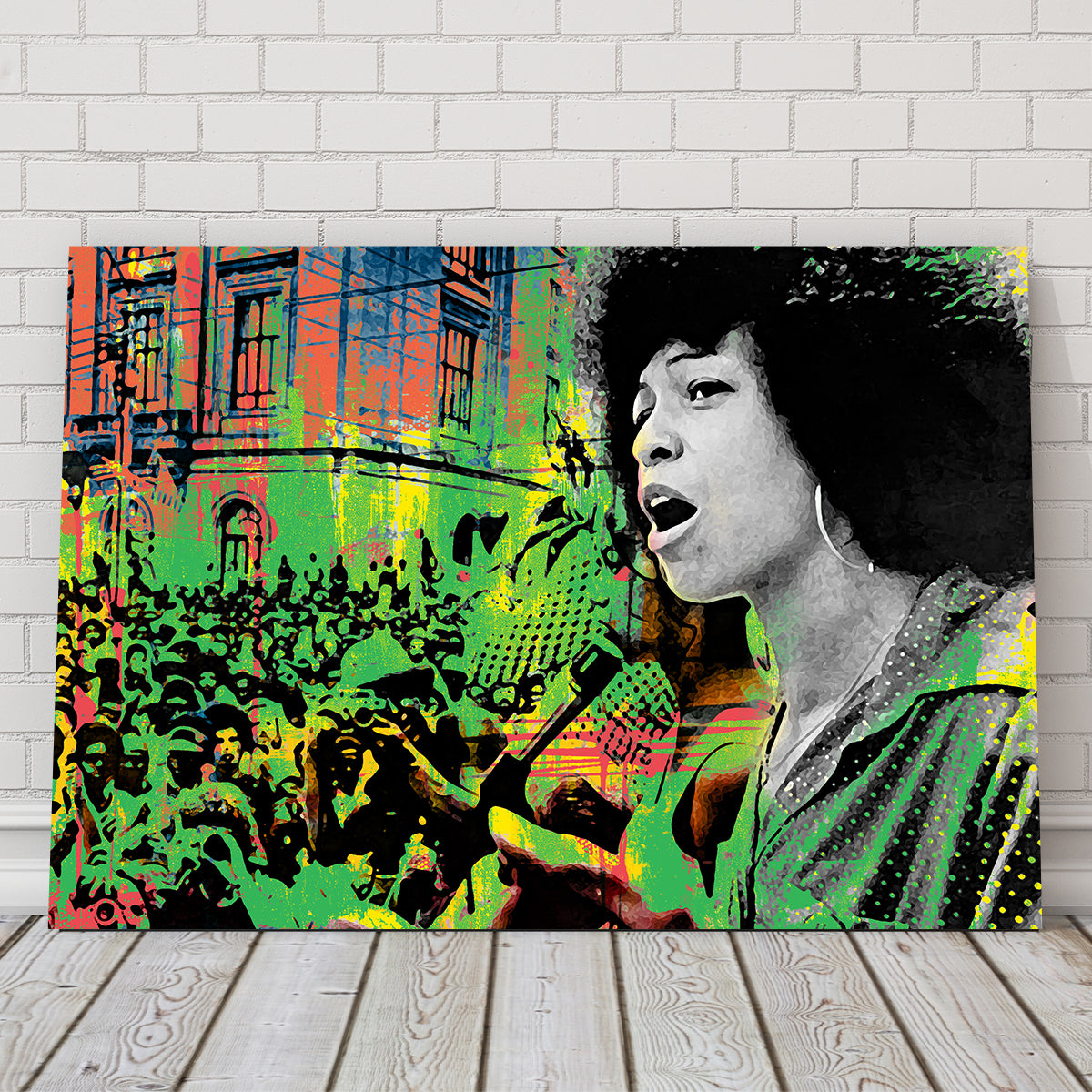 Angela Davis Canvas Set