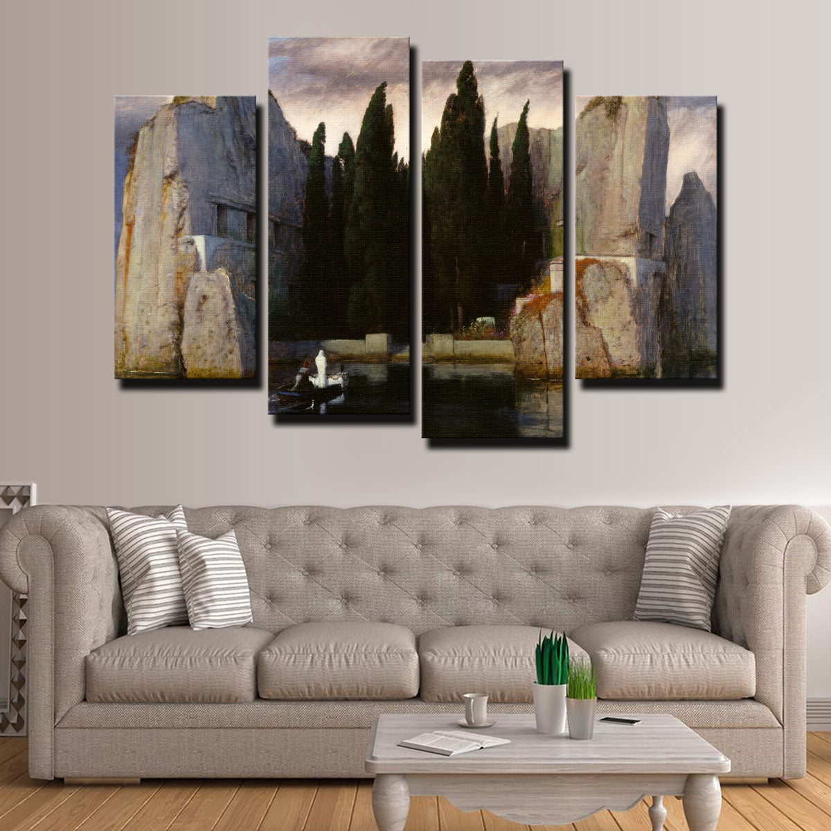 Die Toteninsel Wall Art