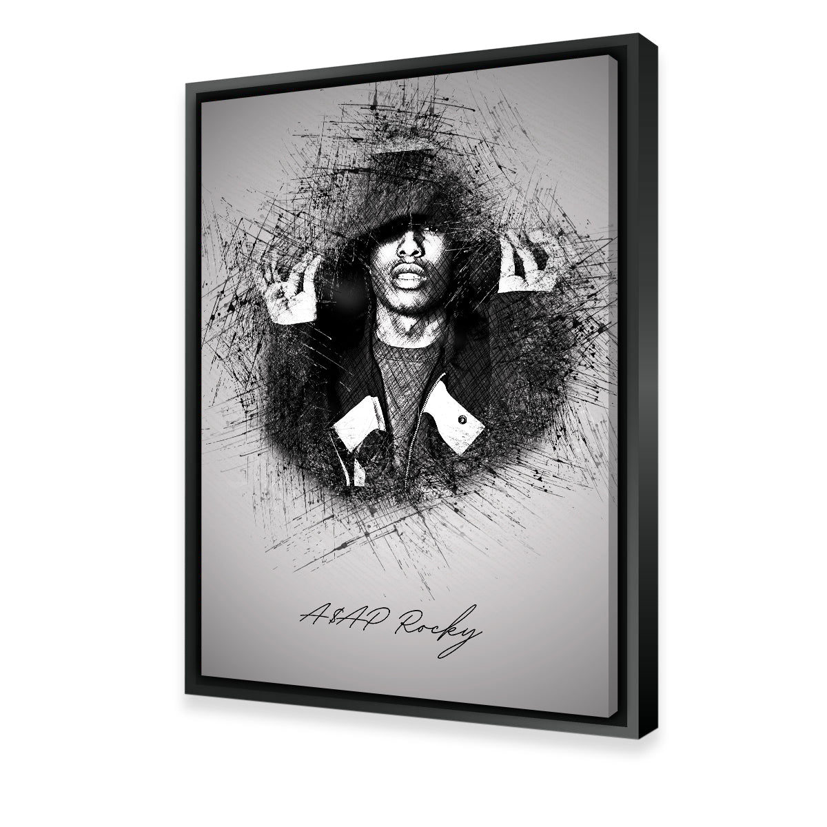 Asap Rocky Hood Wall Art