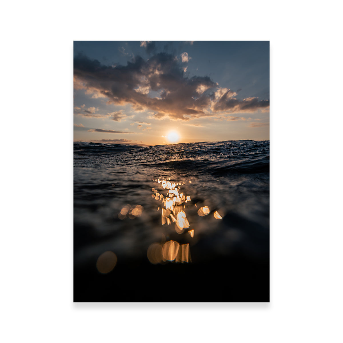 Dusk At Sea Wall Art