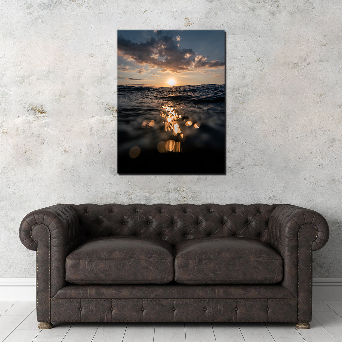 Dusk At Sea Wall Art