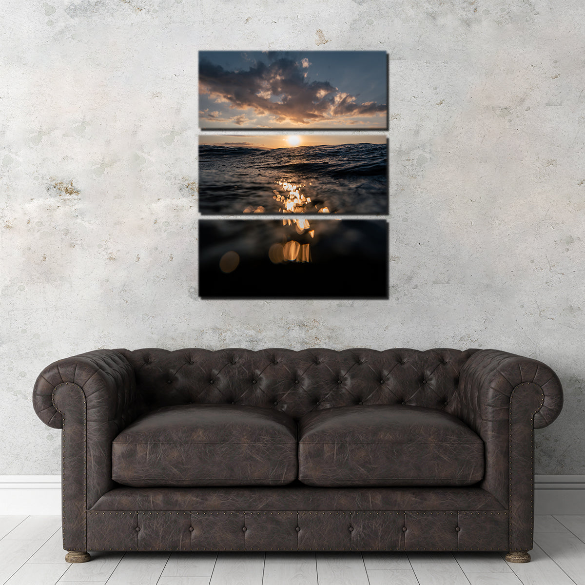 Dusk At Sea Wall Art