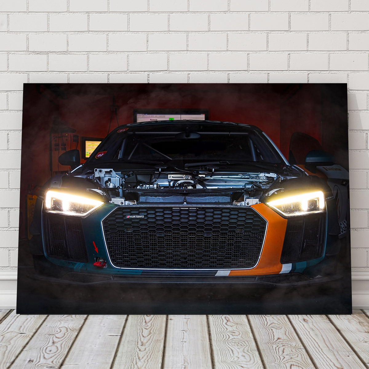 Audi R8 Racing Wall Art
