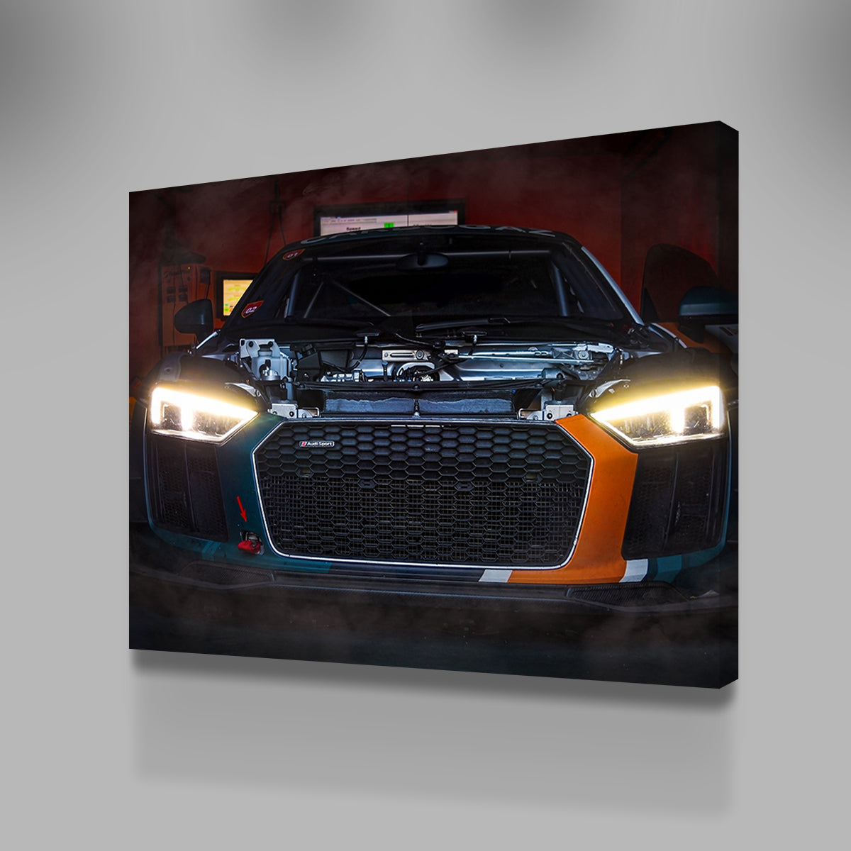 Audi R8 Racing Wall Art