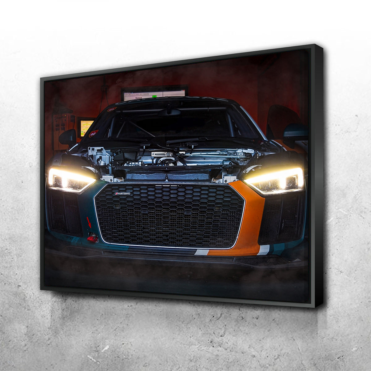 Audi R8 Racing Wall Art
