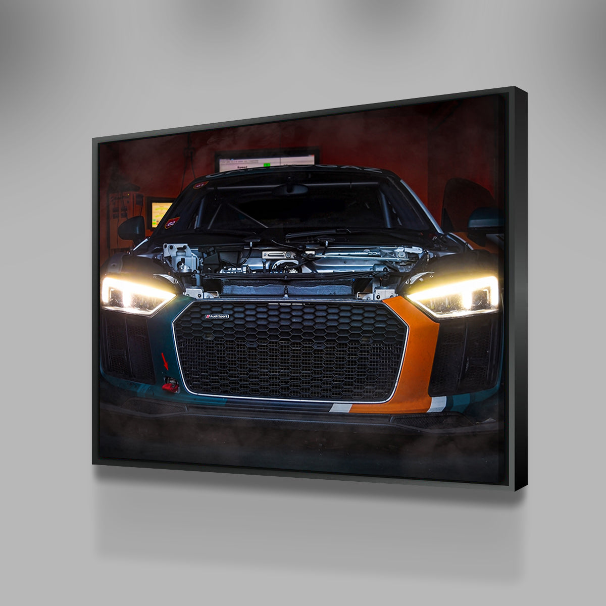 Audi R8 Racing Wall Art