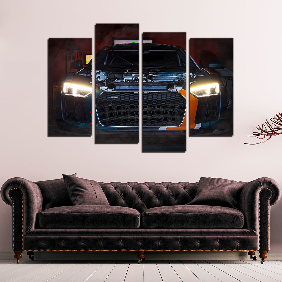 Audi R8 Racing Wall Art