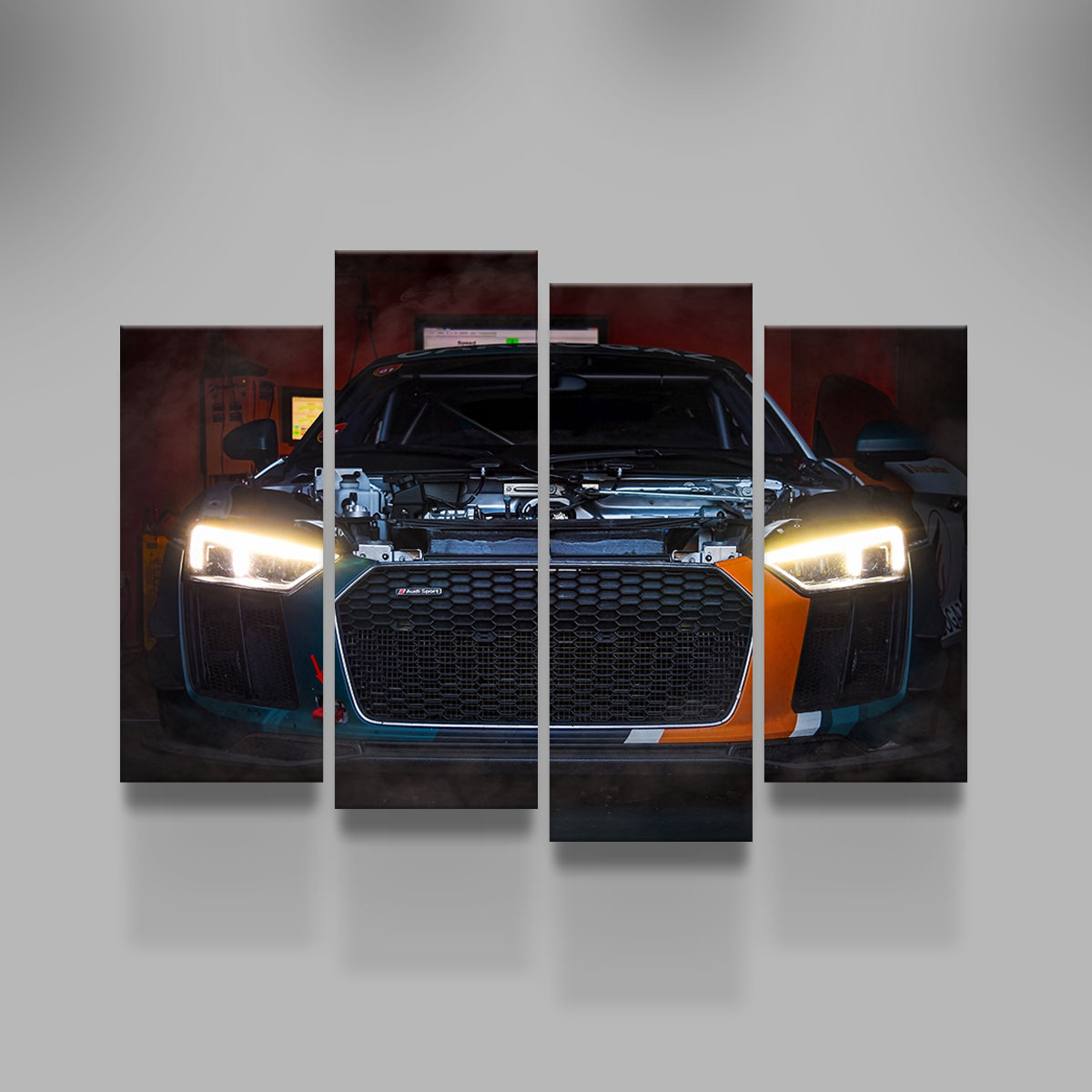 Audi R8 Racing Wall Art