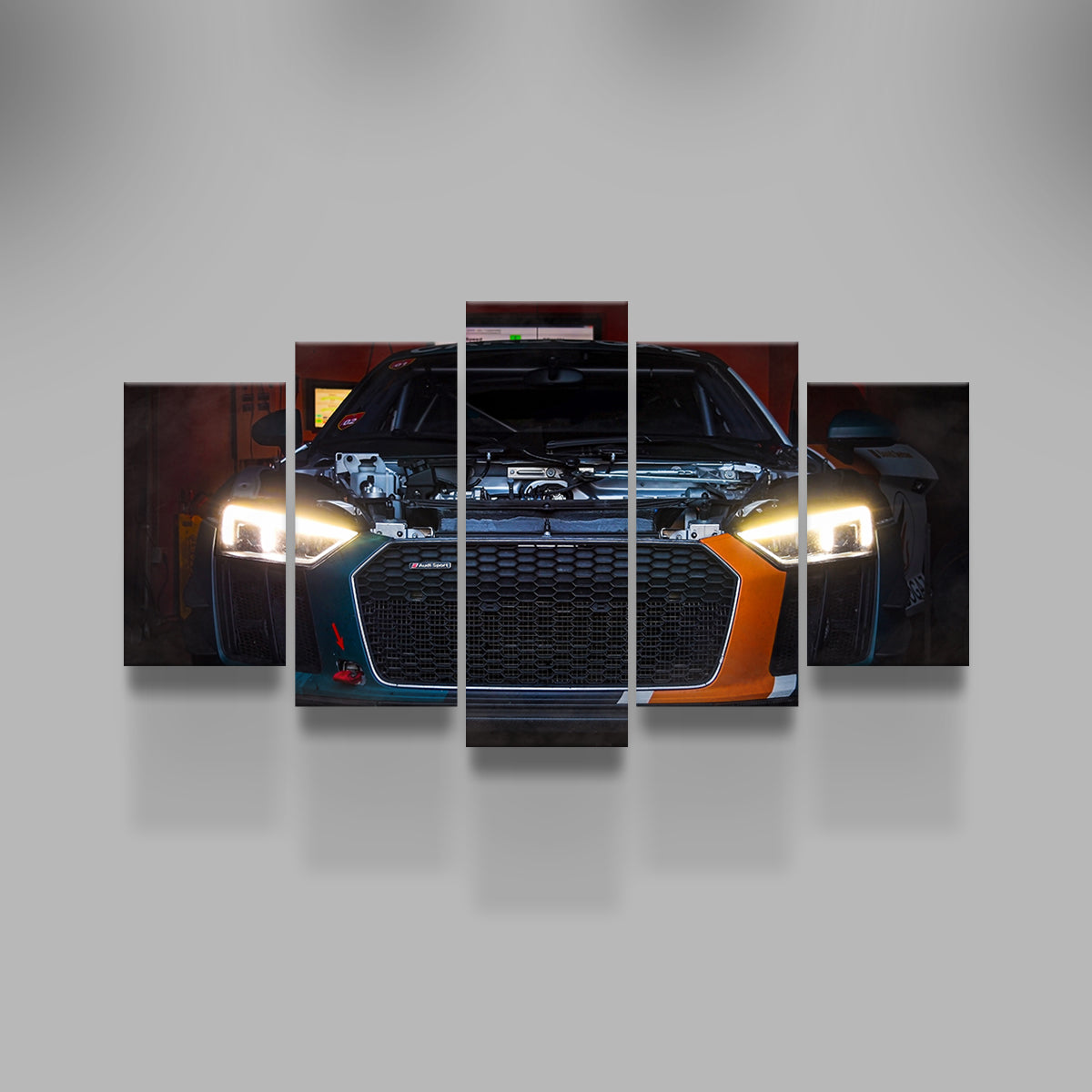 Audi R8 Racing Wall Art