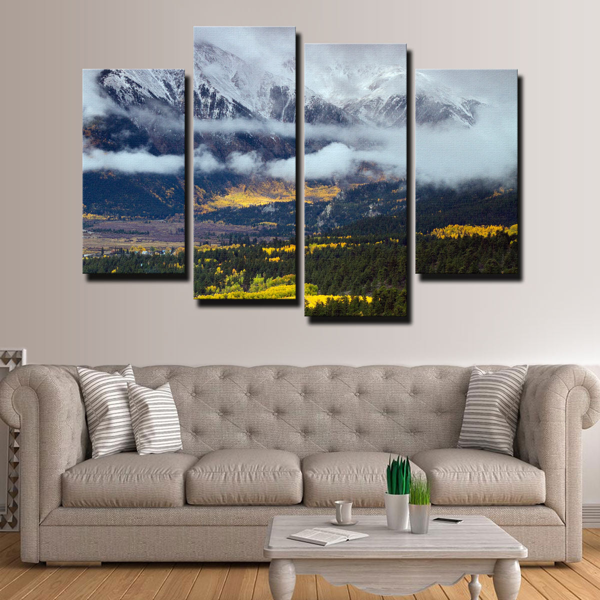 Autumn in the Collegiates Canvas Set