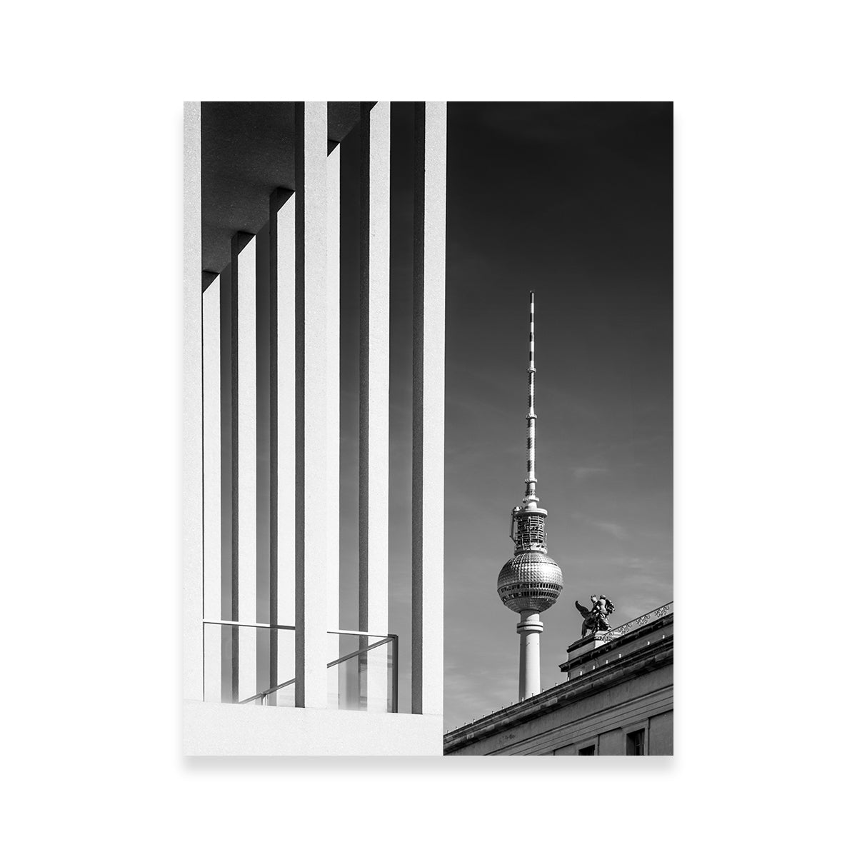 Berlin TV Tower & Museum Island Wall Art