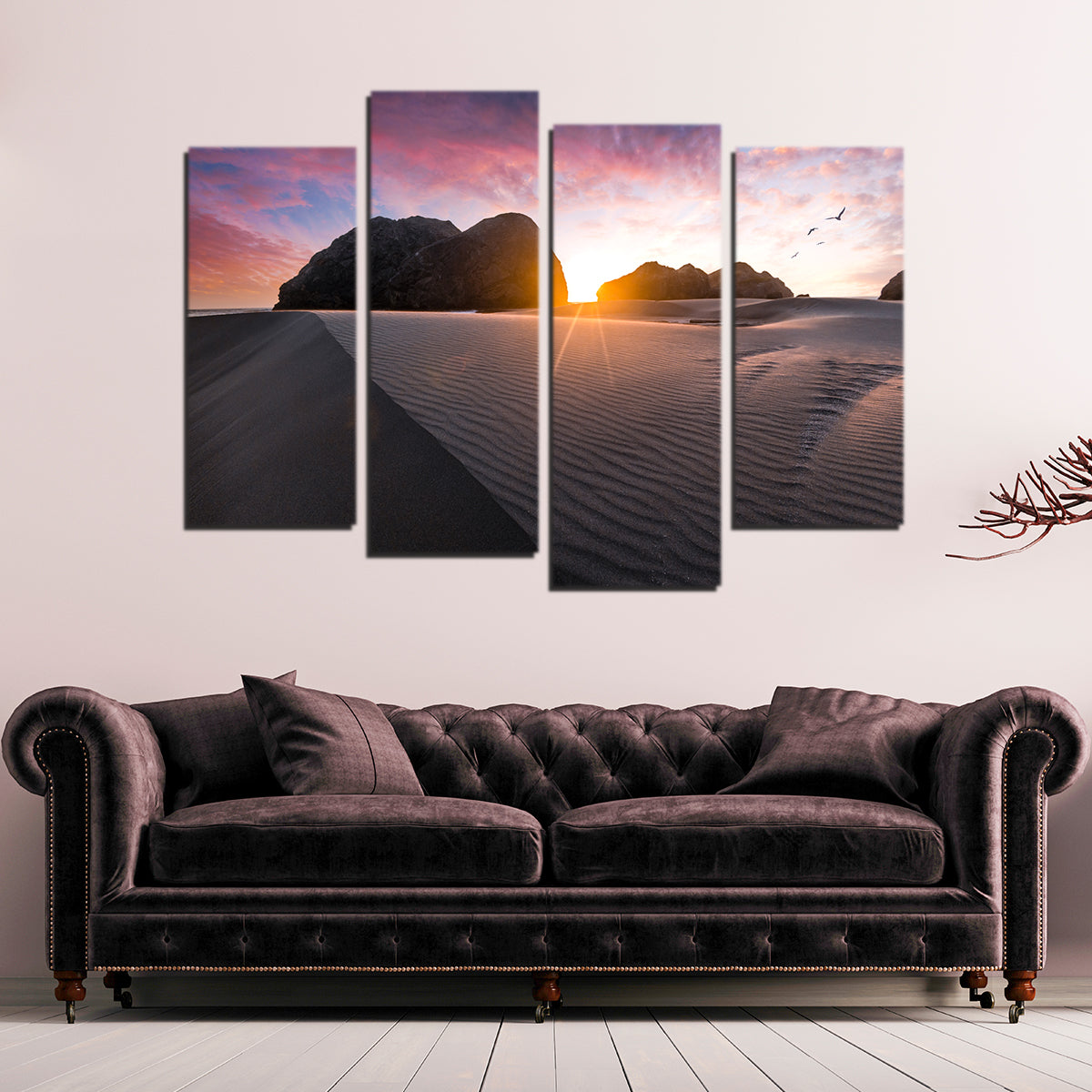 Beach Sunset Wall Art