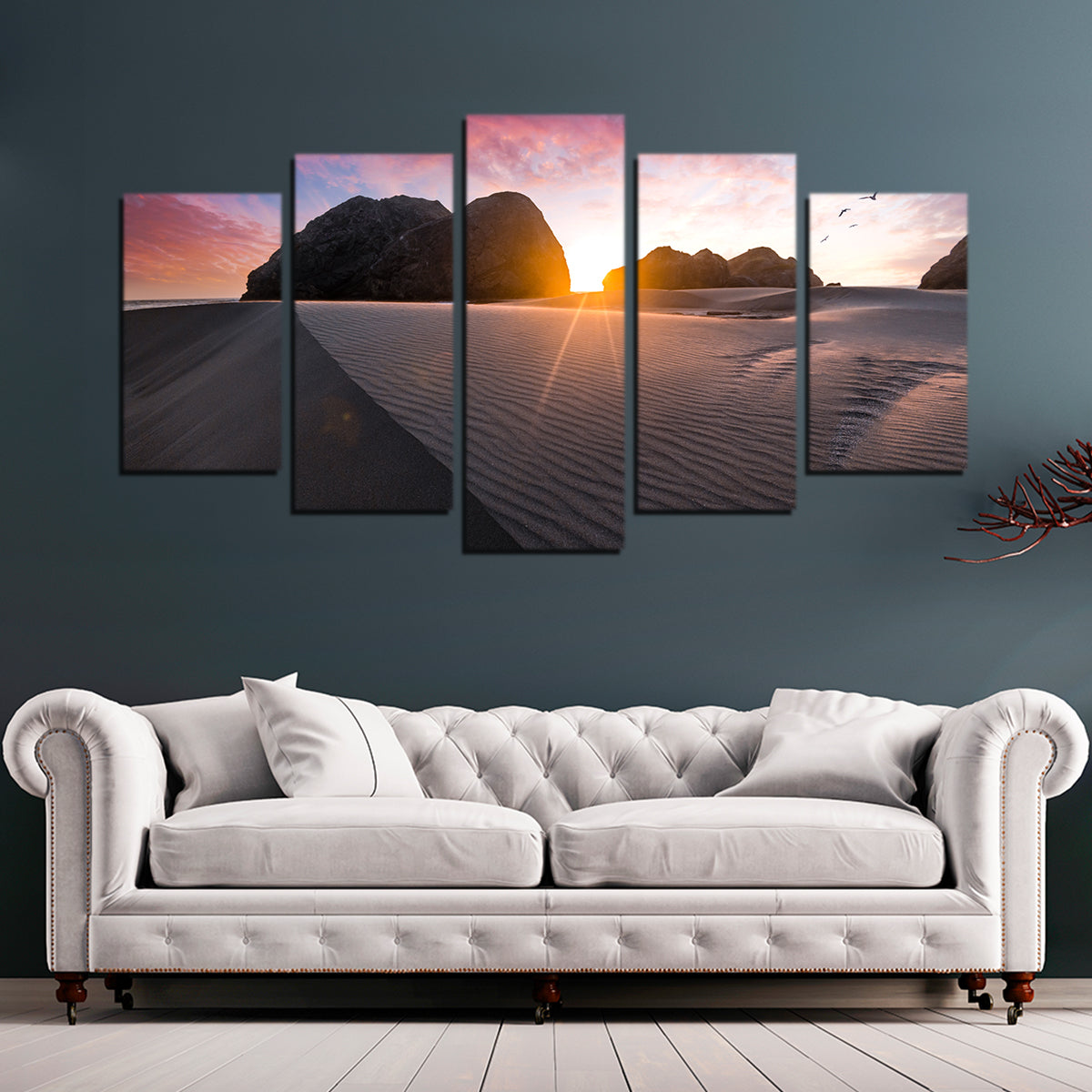 Beach Sunset Wall Art