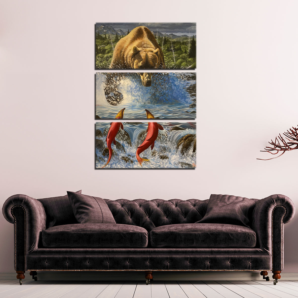 Bear on the Hunt Wall Art