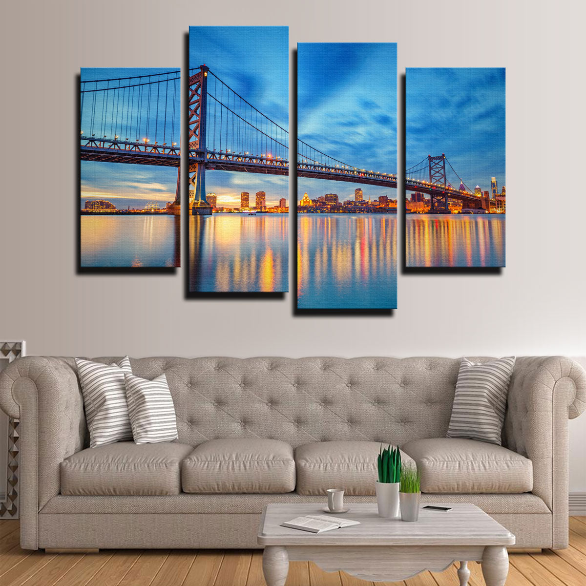 Ben Franklin Bridge Wall Art