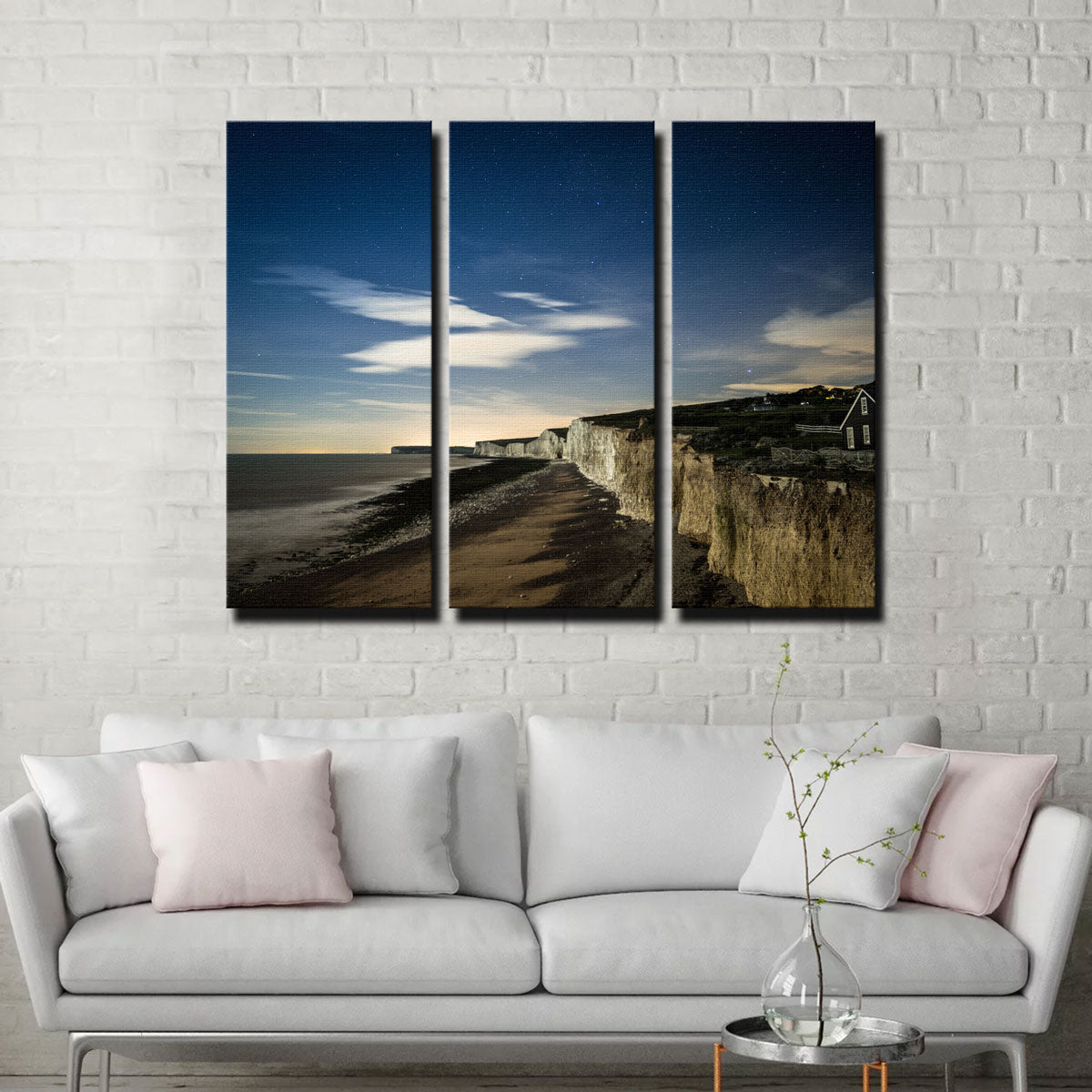 Chalk Cliffs at Birling Gap Wall Art
