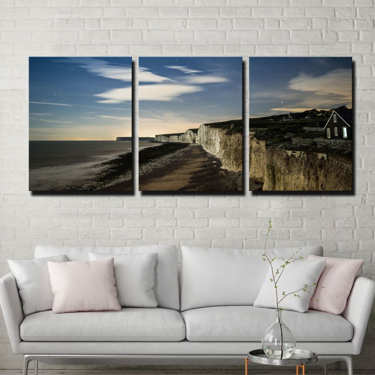 Chalk Cliffs at Birling Gap Wall Art